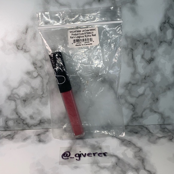 MYTHIC RED ๐ NARS LIP GLOSS NWOB - Picture 6 of 12